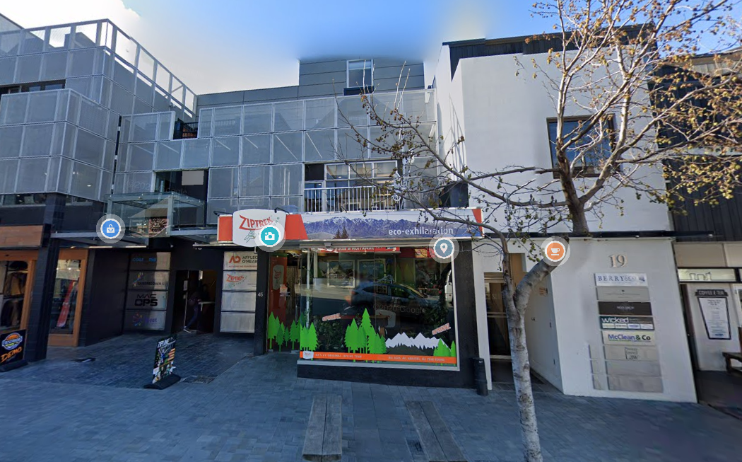 Street view of our Queenstown office on Camp Street